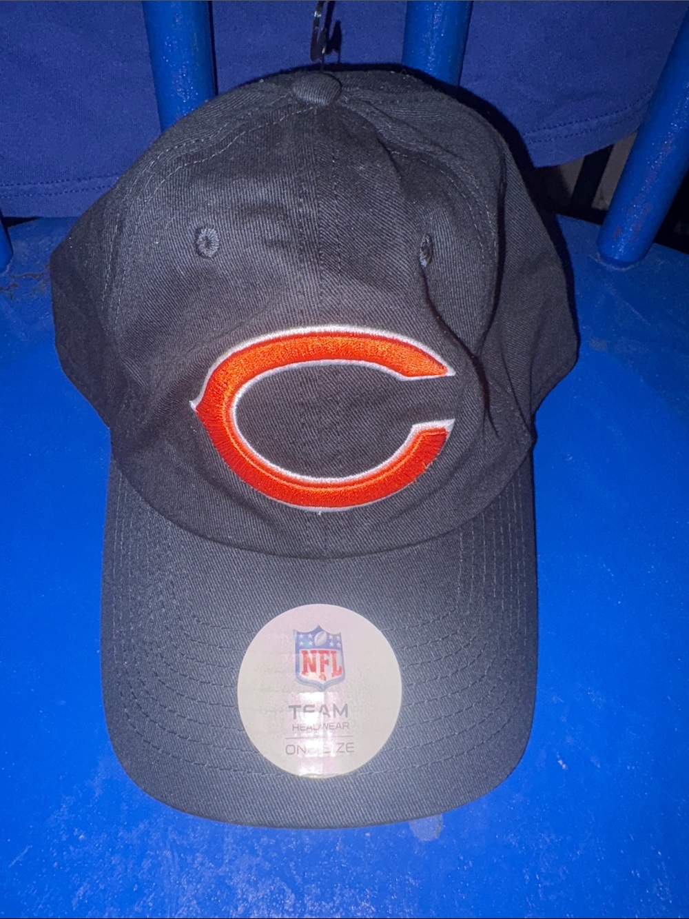 Chicago Bears Hat, Adjustable, NFL Team Hat